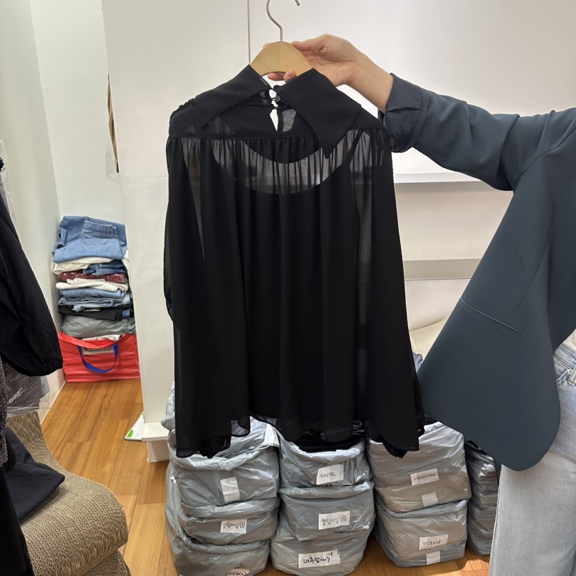 NAVE韓國代購女士新款休閑熱賣人氣職業推薦時尚襯衫蕾絲衫NAVE襯衫/蕾絲衫