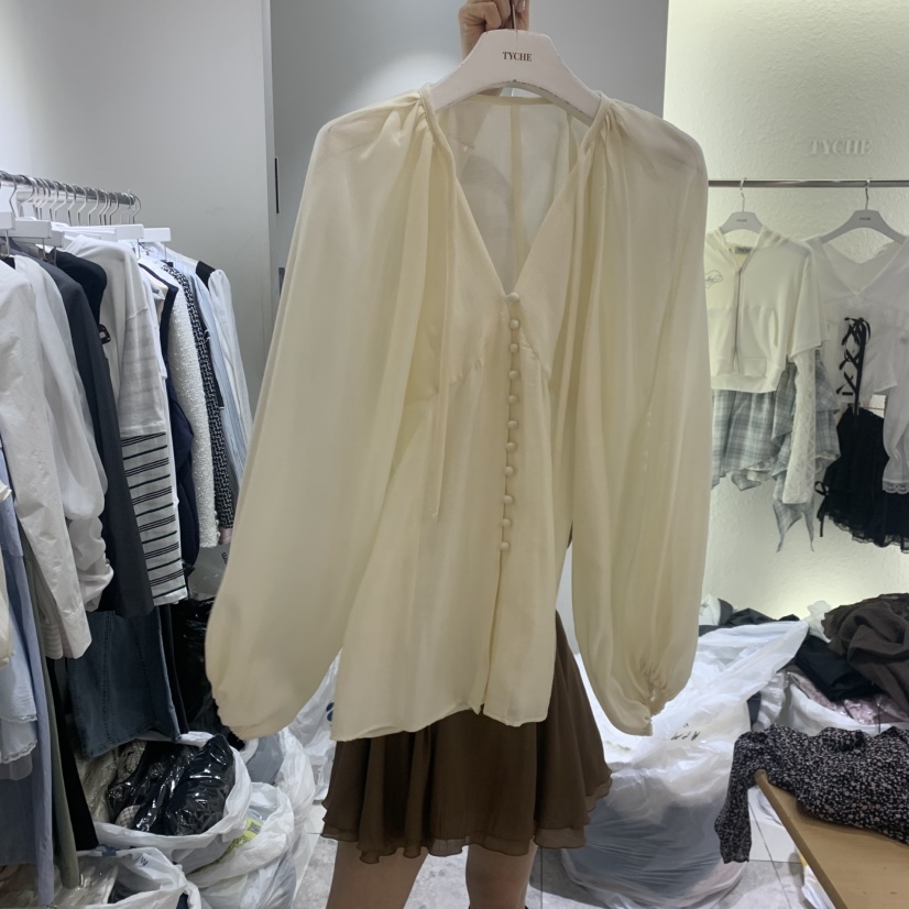 TYCHE韓國直郵女裝新款26春夏時尚真品人氣熱賣襯衫蕾絲衫TYCHE襯衫/蕾絲衫圖色3