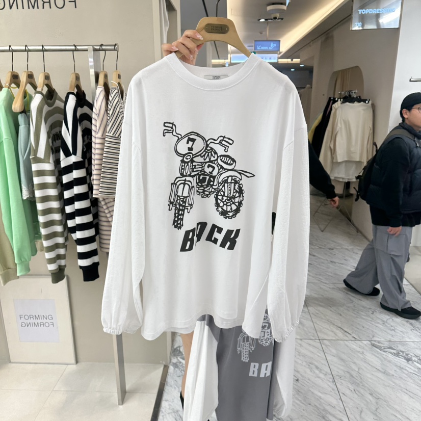 FORMING-P東大門實拍女士新品人氣職業熱賣休閑真品長袖T恤FORMING-P長袖T恤圖色1