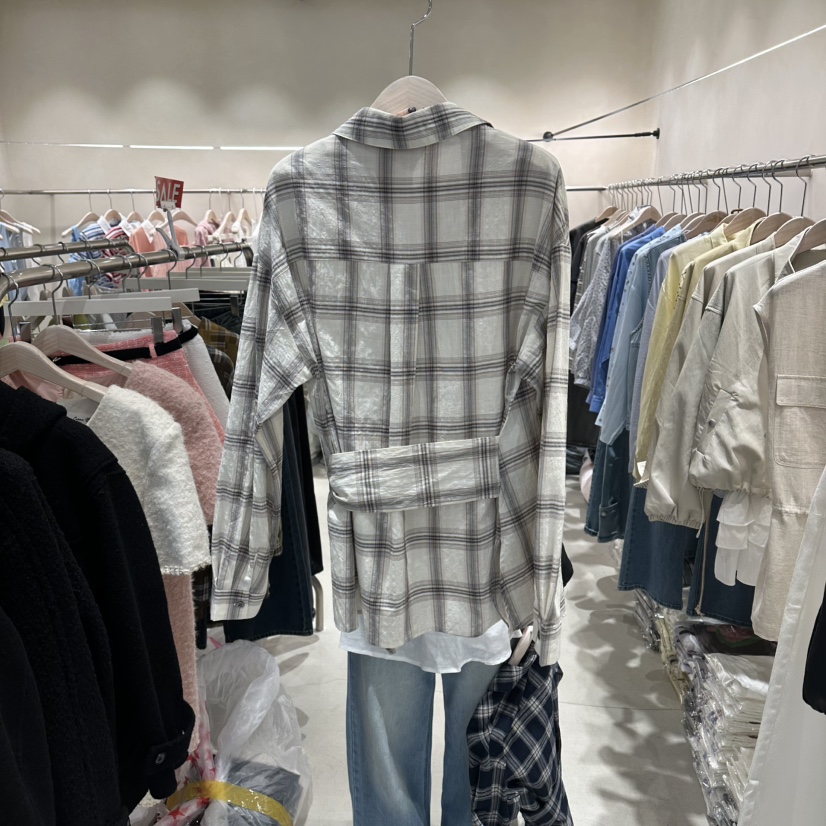 Color B韓國東大門代購女士新品推薦人氣時尚襯衫蕾絲衫Color B襯衫/蕾絲衫