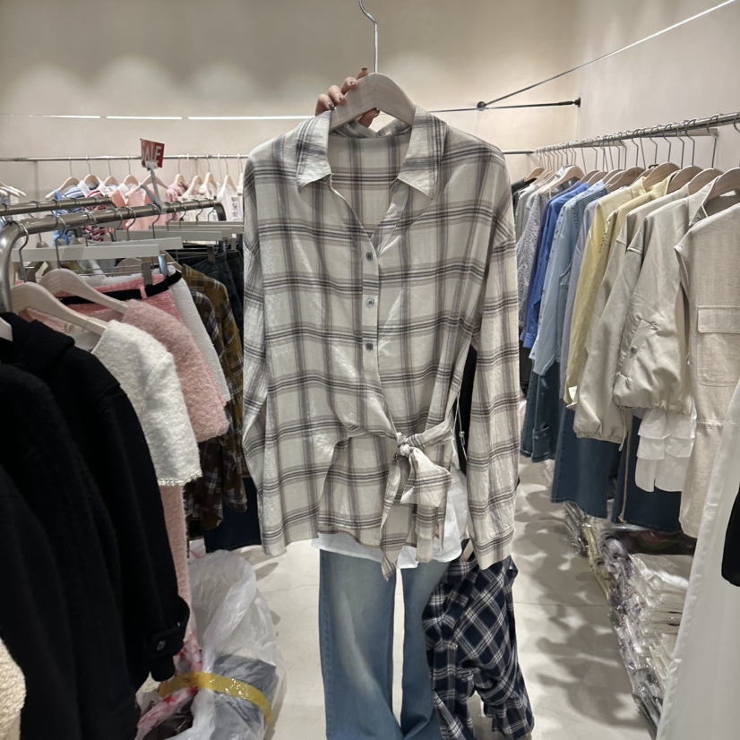 Color B韓國東大門代購女士新品推薦人氣時尚襯衫蕾絲衫Color B襯衫/蕾絲衫圖色2