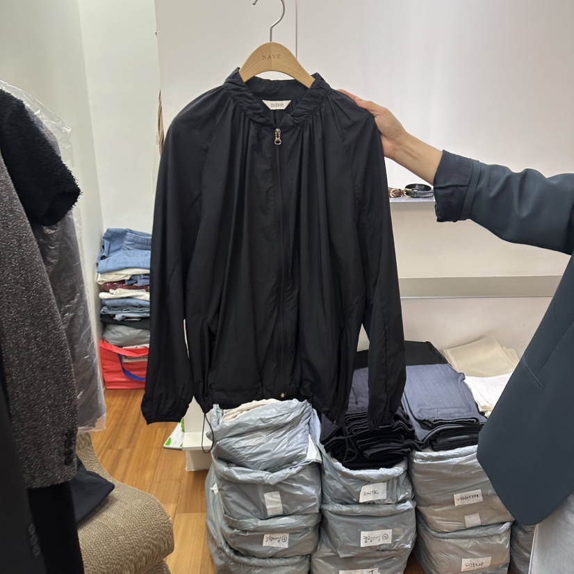 NAVE韓國東大門代購女裝新品熱賣時尚推薦襯衫蕾絲衫褶皺NAVE襯衫/蕾絲衫圖色2