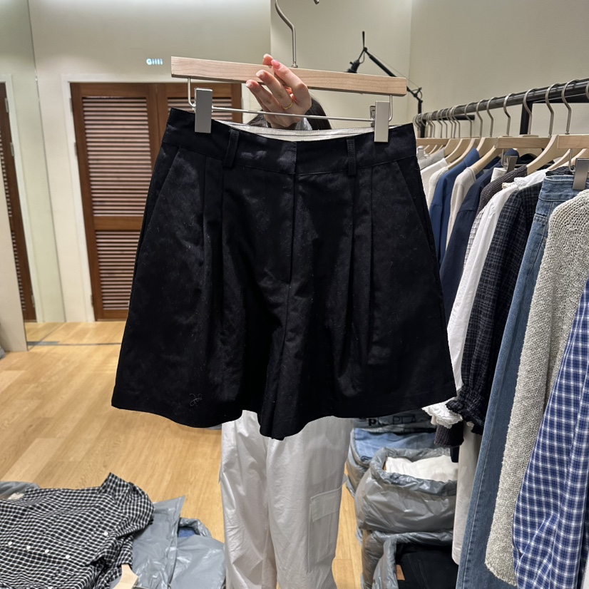 GILLI韓國東大門代購女裝新品職業休閑推薦時尚人氣短褲亞麻GILLI短褲圖色2
