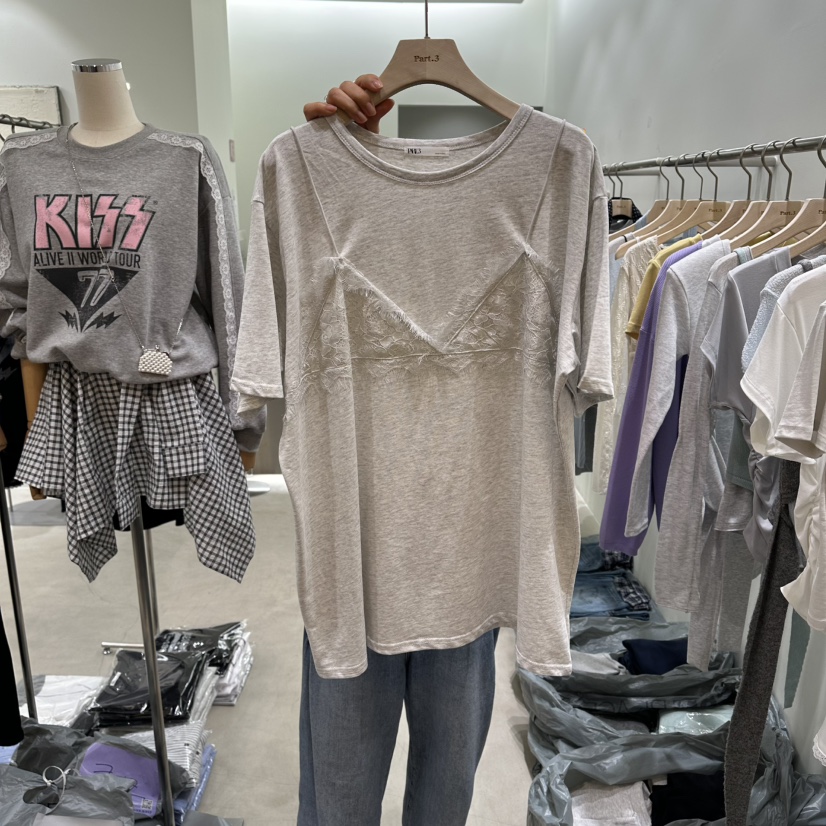 PART3東大門代購女士新品熱賣休閑26春夏職業真品時尚T恤Part.3T恤圖色2