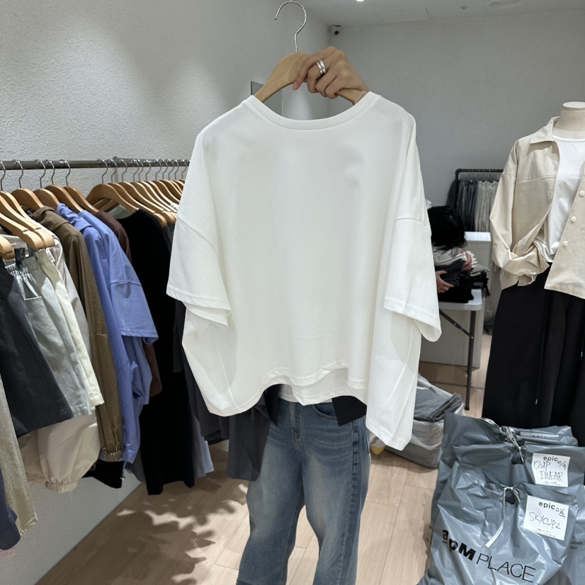 EPIC-S韓國代購女裝新品休閑時尚推薦熱賣職業人氣26春夏T恤EPIC-ST恤圖色1