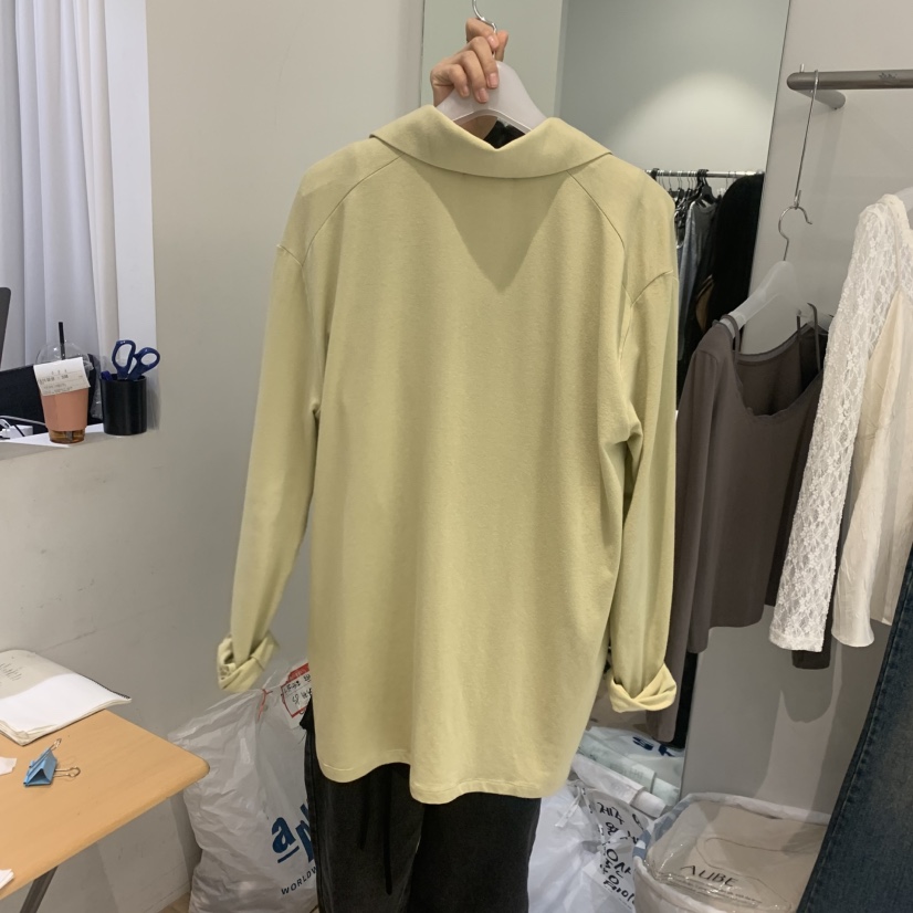 AUBE韓國代購女士新品推薦熱賣時尚人氣休閑26春夏長袖T恤AUBE長袖T恤