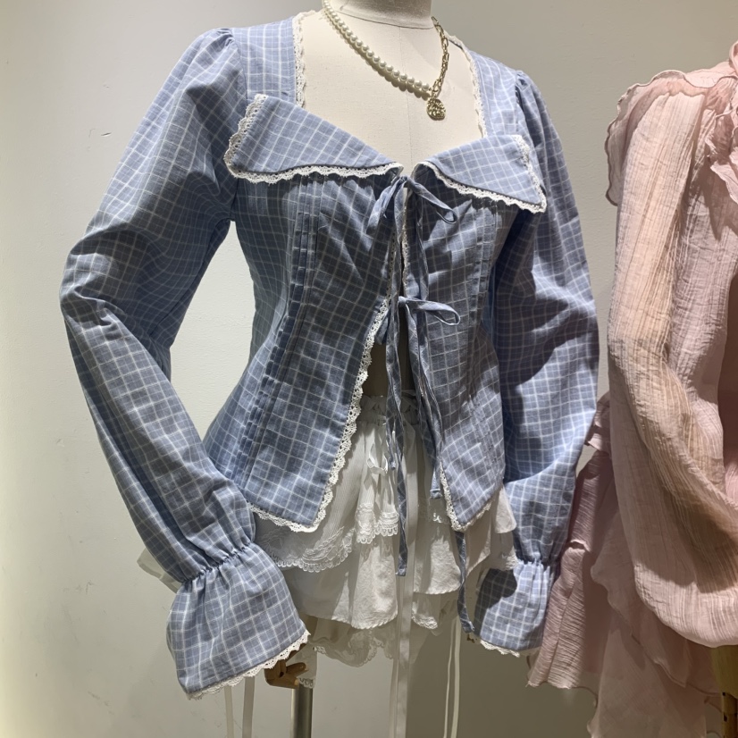 TYCHE東大門實拍女士新款時尚熱賣休閑真品推薦襯衫蕾絲衫TYCHE襯衫/蕾絲衫圖色1