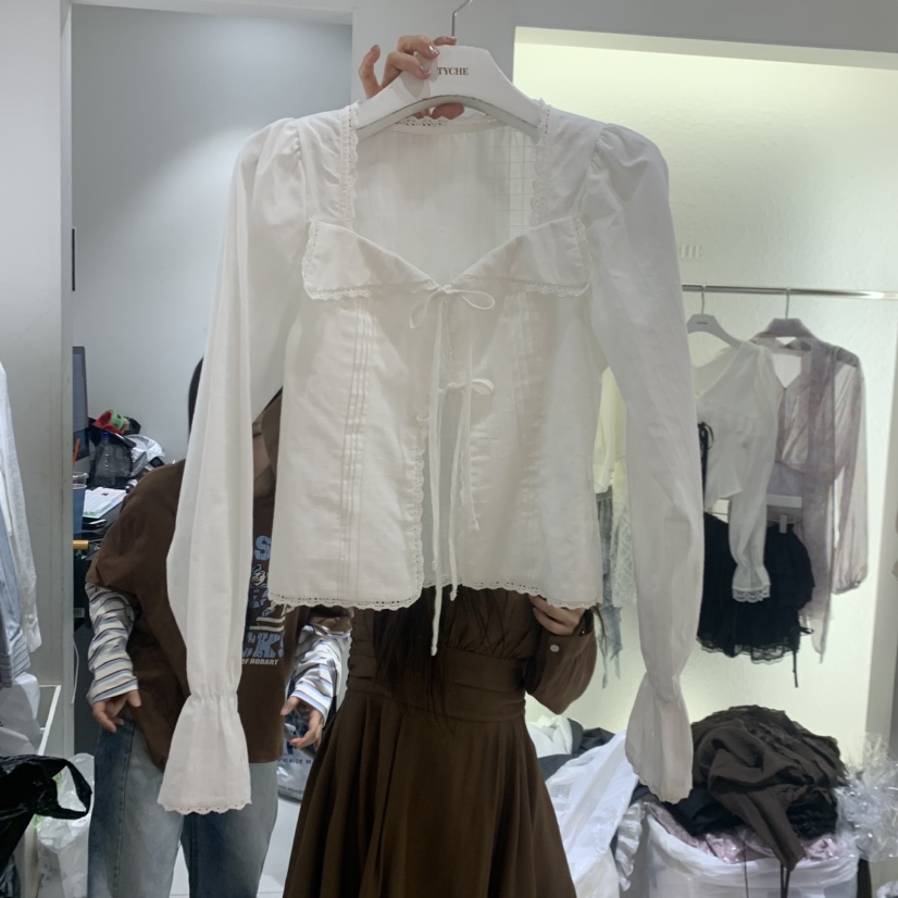 TYCHE東大門實拍女士新款時尚熱賣休閑真品推薦襯衫蕾絲衫TYCHE襯衫/蕾絲衫圖色2