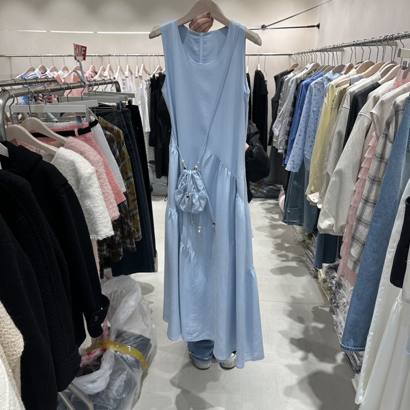 Color B韓國直郵女裝新款真品推薦時尚休閑職業26春夏連衣裙Color B連衣裙圖色2