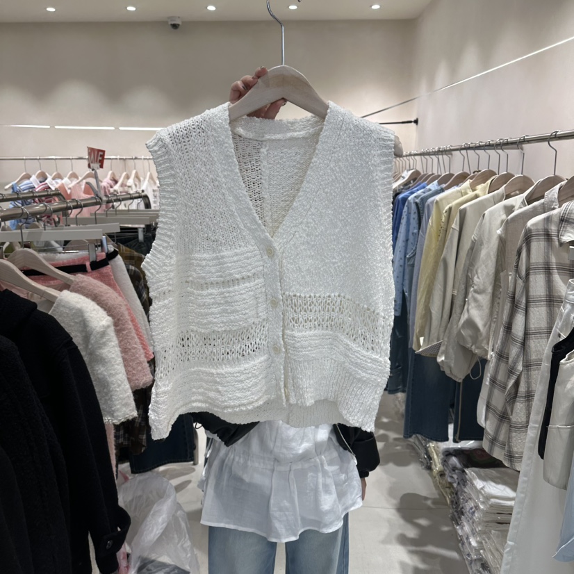 Color B韓國直郵女士新品26春夏熱賣休閑人氣推薦職業馬甲Color B馬甲圖色1