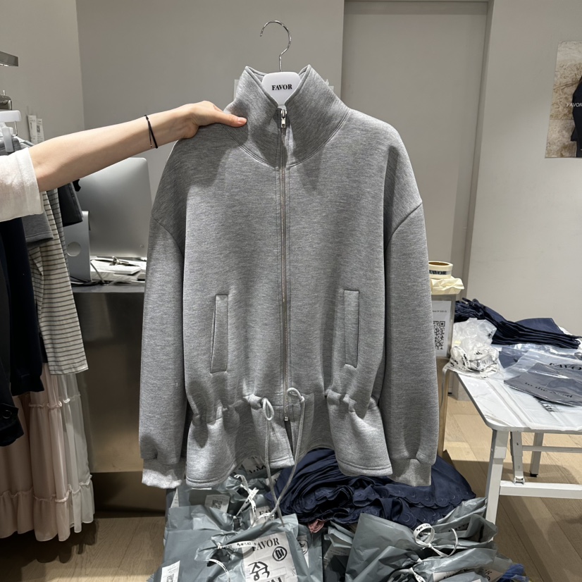 FAVOR-P韓國代購女裝新款休閑人氣熱賣26春夏職業夾克拉鏈FAVOR-P夾克圖色2