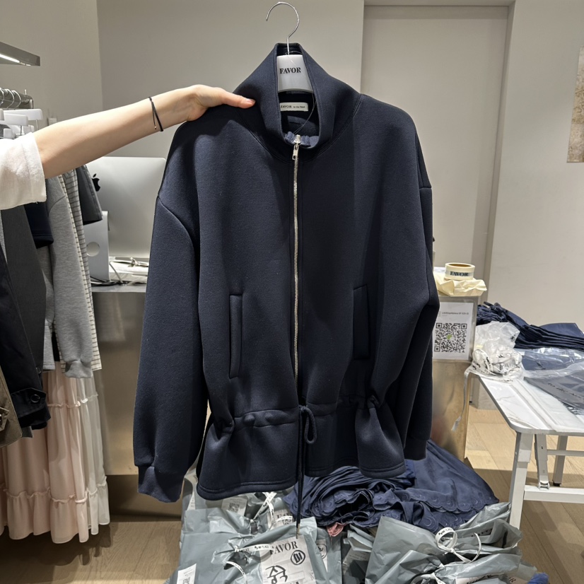 FAVOR-P韓國代購女裝新款休閑人氣熱賣26春夏職業夾克拉鏈FAVOR-P夾克圖色3