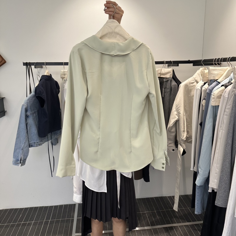 FIND-P韓國代購女士新品人氣真品熱賣時尚26春夏襯衫蕾絲衫FIND-P襯衫/蕾絲衫