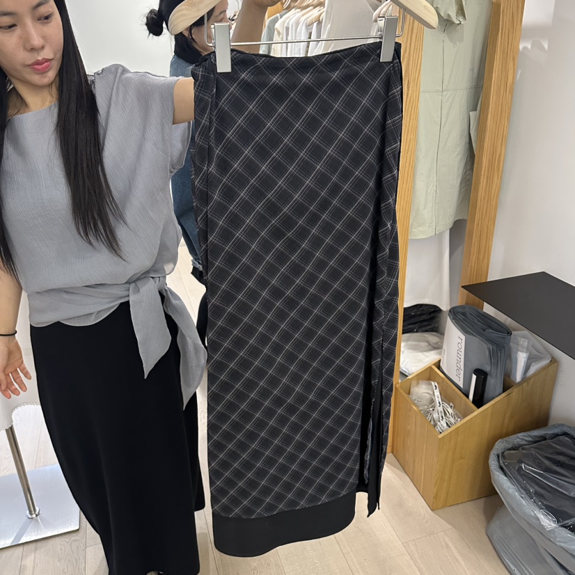 ROUNDER韓國東大門代購女裝新款推薦休閑人氣職業熱賣長裙ROUNDER長裙圖色2