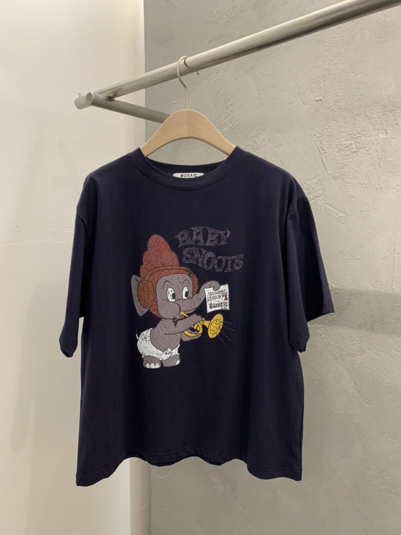 MOSAIC韓國直郵實拍女裝新款職業推薦休閑人氣熱賣T恤小飛象MOSAICT恤圖色2