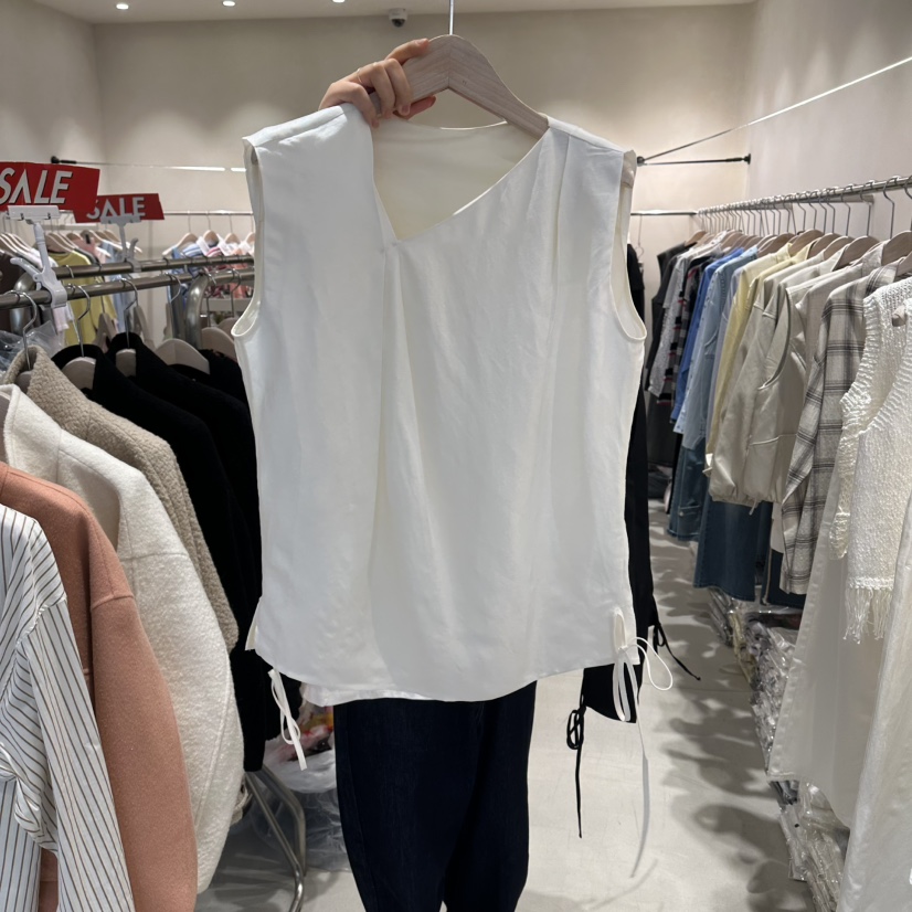 Color B韓國直郵女士新款26春夏人氣推薦時尚吊帶背心絲綢Color B吊帶/背心圖色1