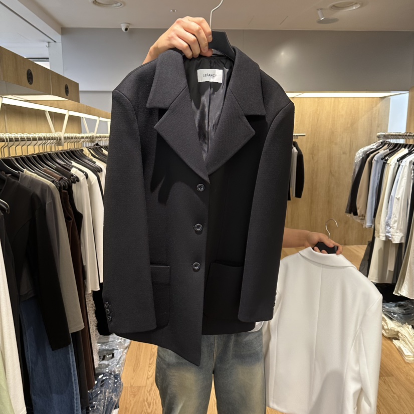 LEFANCY韓國直郵女士新品26春夏推薦熱賣人氣真品休閑夾克LEFANCY夾克圖色2