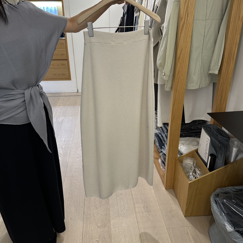 ROUNDER韓國東大門代購女裝新款休閑時尚人氣職業長裙棉質ROUNDER長裙