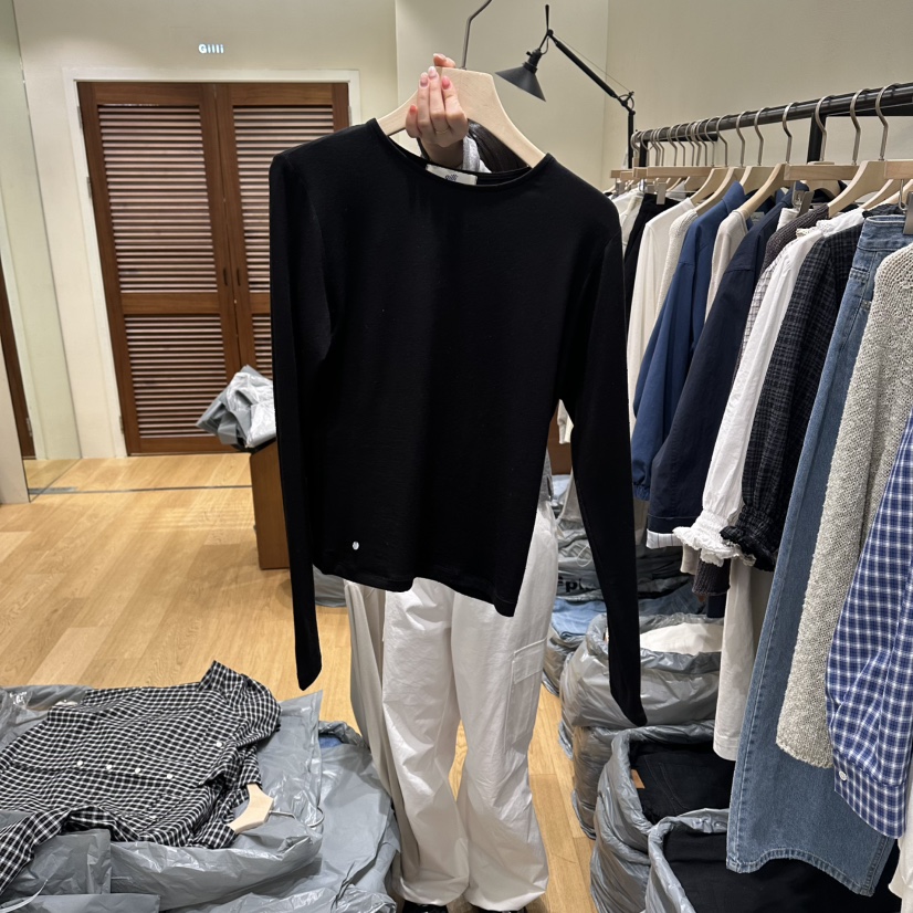 GILLI韓國東大門直郵女士新品推薦人氣職業26春夏長袖T恤GILLI長袖T恤圖色4