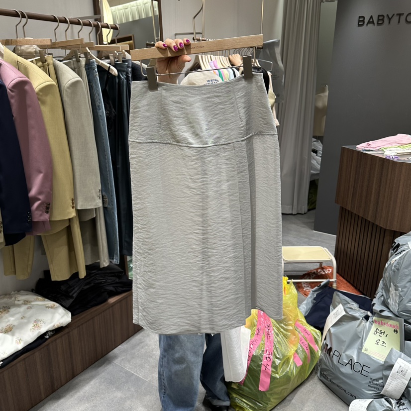 BABYTOUCH韓國直郵實拍女裝新品熱賣人氣職業半身裙中短裙BABYTOUCH半身裙/中短裙圖色2