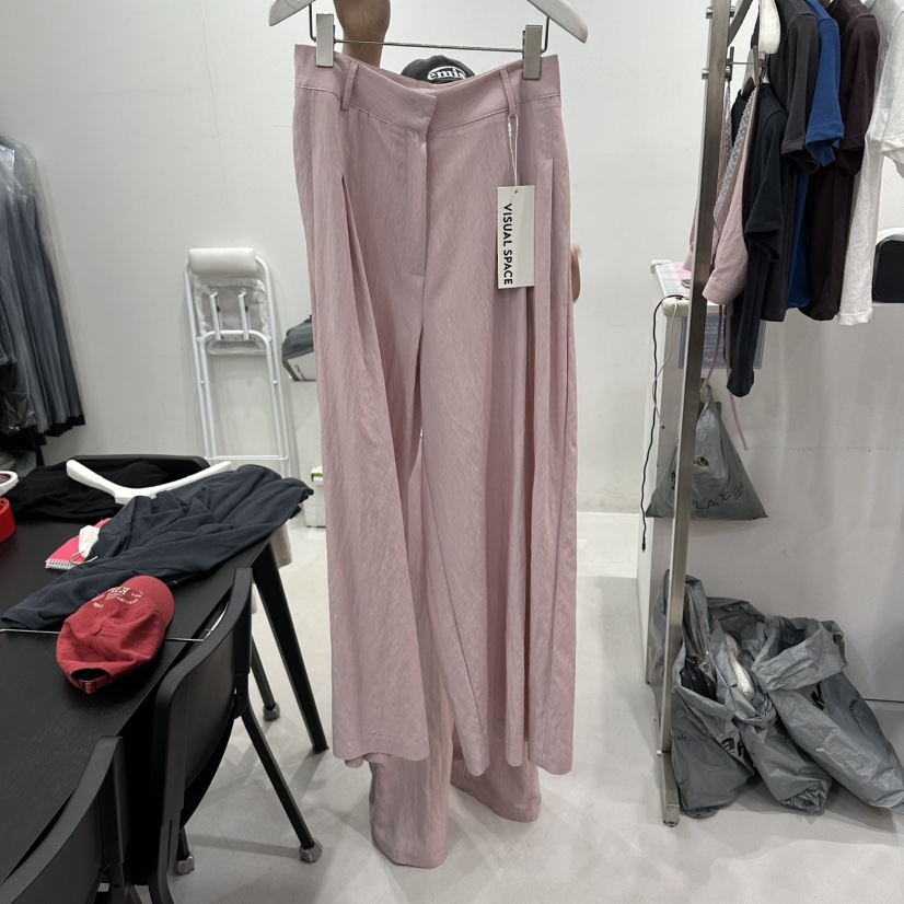 VISUAL SPACE/PAGE92/FLEISCHER韓國直郵實拍女士新品職業休閑褲闊腿褲VISUAL SPACE/PAGE92/FLEISCHER休閑褲圖色1