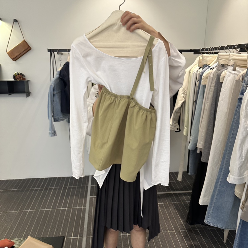 FIND-P東大門代購女士新品時尚熱賣人氣吊帶背心不含內搭FIND-P吊帶/背心