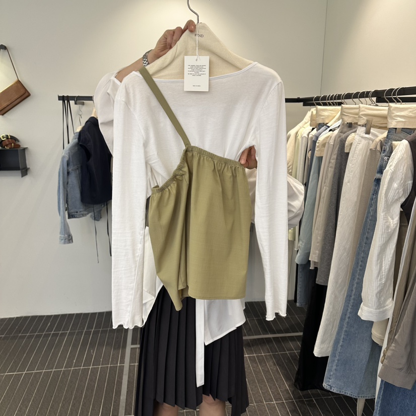 FIND-P東大門代購女士新品時尚熱賣人氣吊帶背心不含內搭FIND-P吊帶/背心圖色3