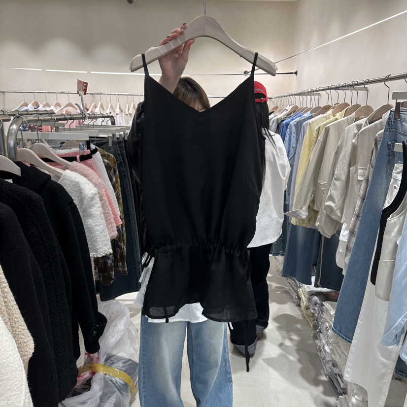 Color B東大門直郵女士新品人氣熱賣時尚推薦職業吊帶背心Color B吊帶/背心圖色2