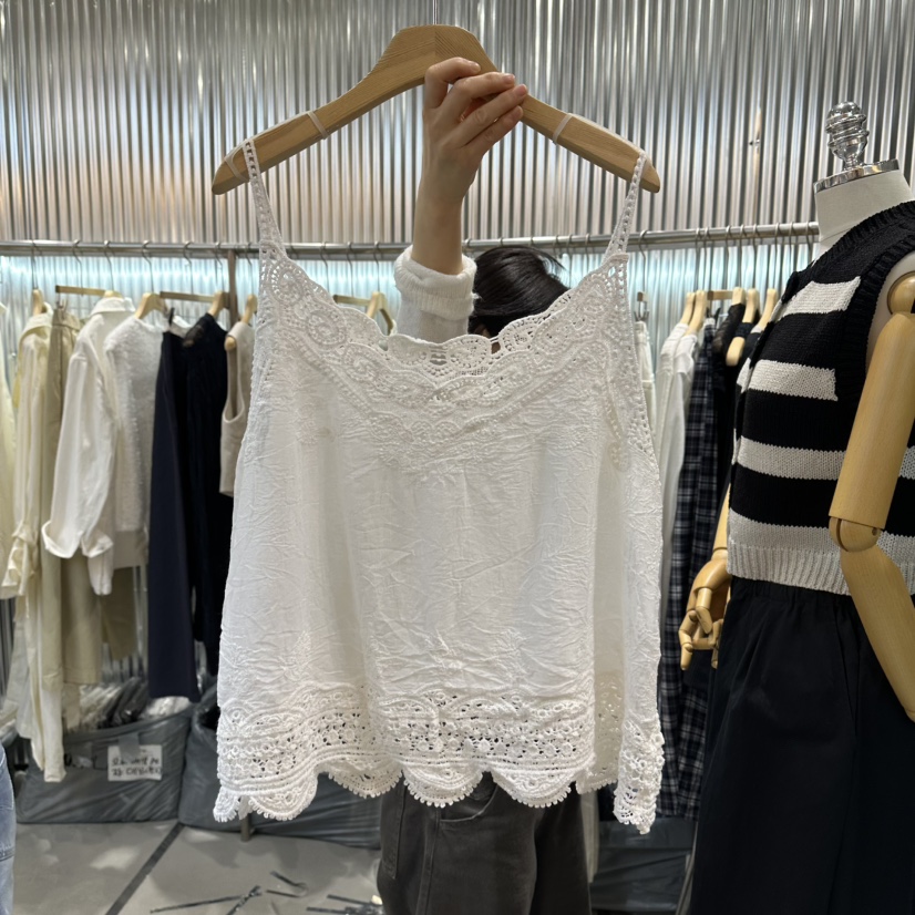 ALEGRE東大門實拍女裝新款休閑時尚熱賣26春夏推薦吊帶背心ALEGRE吊帶/背心圖色1