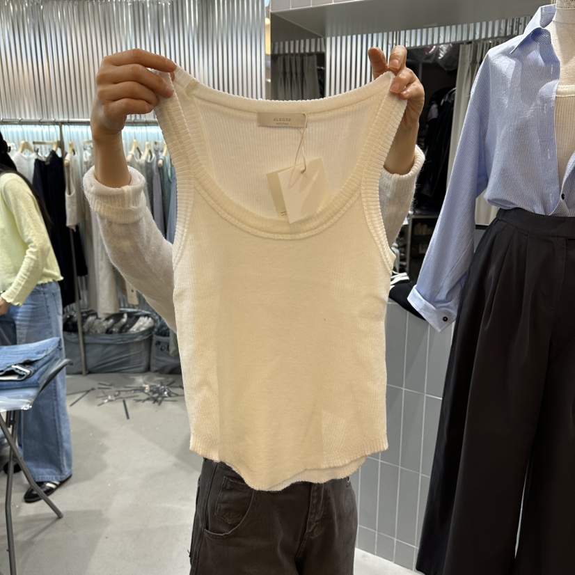 ALEGRE韓國直郵女士新品人氣真品熱賣休閑推薦職業吊帶背心ALEGRE吊帶/背心圖色2