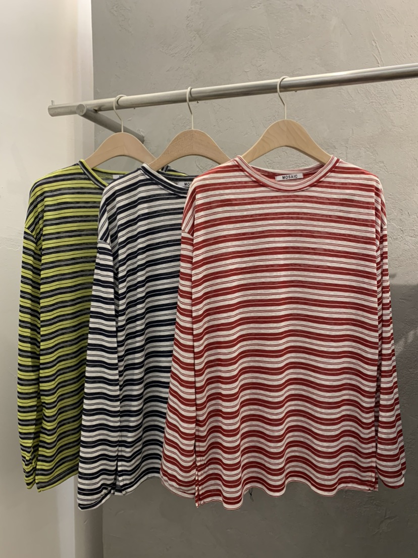 MOSAIC東大門代購女士新款人氣26春夏時尚真品職業長袖T恤MOSAIC長袖T恤