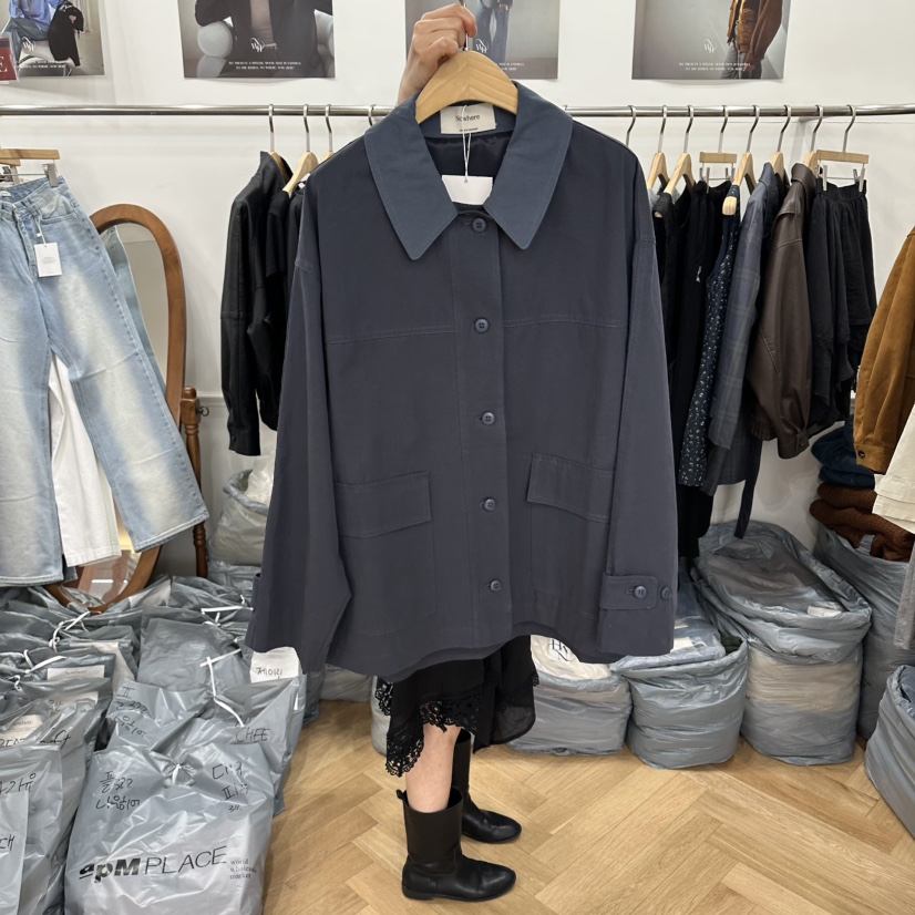 NOWHERE東大門實拍女裝新款熱賣推薦人氣職業時尚真品夾克NOWHERE夾克圖色2