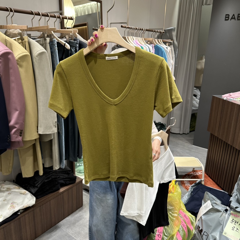 BABYTOUCH東大門代購女裝新款推薦熱賣人氣職業休閑時尚T恤BABYTOUCHT恤圖色4