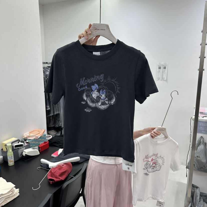 VISUAL SPACE/PAGE92/FLEISCHER東大門實拍女裝新品26春夏T恤VISUAL SPACE/PAGE92/FLEISCHERT恤圖色2