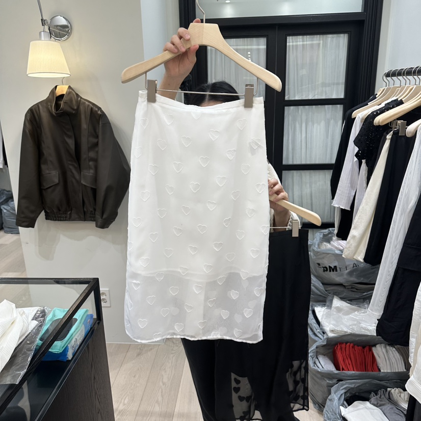 NOTTINGHAM/AVECNOUS/MODEST東大門代購女士新品職業長裙蕾絲NOTTINGHAM/AVECNOUS/MODEST長裙圖色1