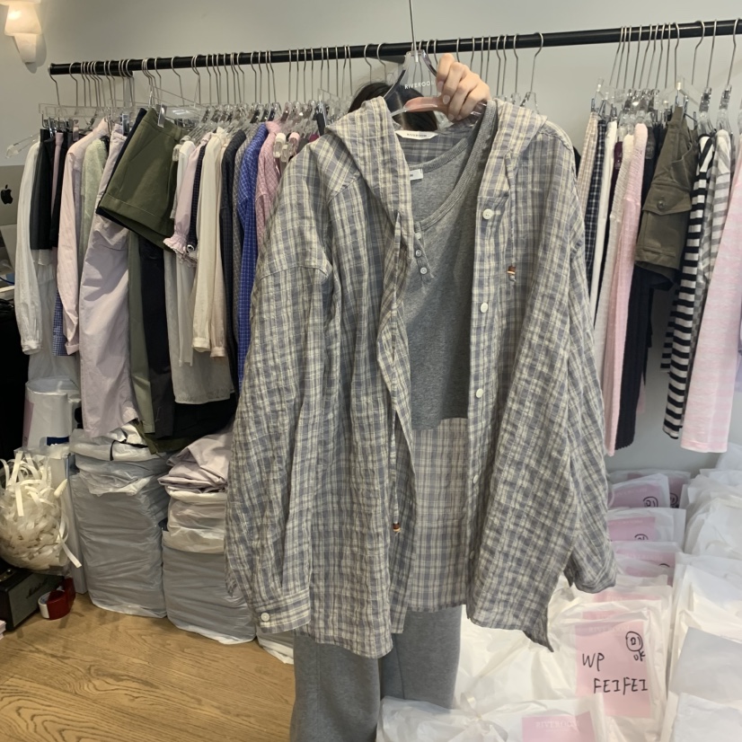 RIVEROOM韓國直郵女裝新款熱賣休閑真品人氣職業襯衫蕾絲衫RIVEROOM襯衫/蕾絲衫圖色2