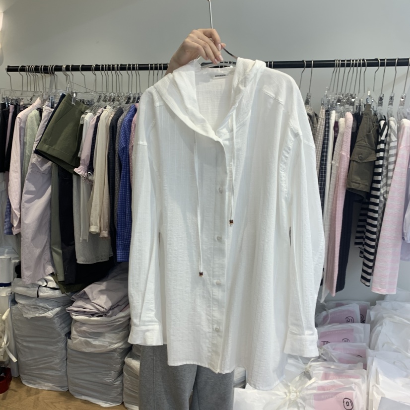 RIVEROOM韓國直郵女裝新款熱賣休閑真品人氣職業襯衫蕾絲衫RIVEROOM襯衫/蕾絲衫圖色3