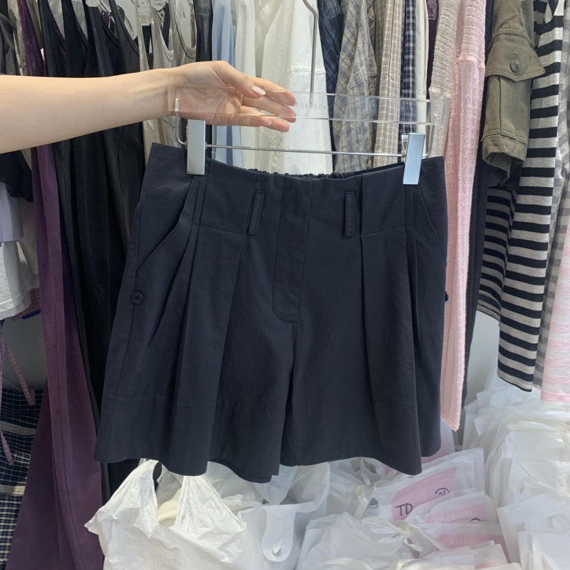 RIVEROOM韓國代購女裝新款休閑熱賣26春夏職業真品推薦短褲RIVEROOM短褲圖色4
