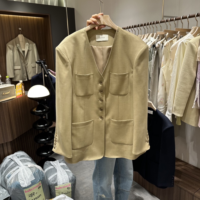 BABYTOUCH東大門直郵女士新款推薦26春夏時尚休閑真品夾克BABYTOUCH夾克圖色1