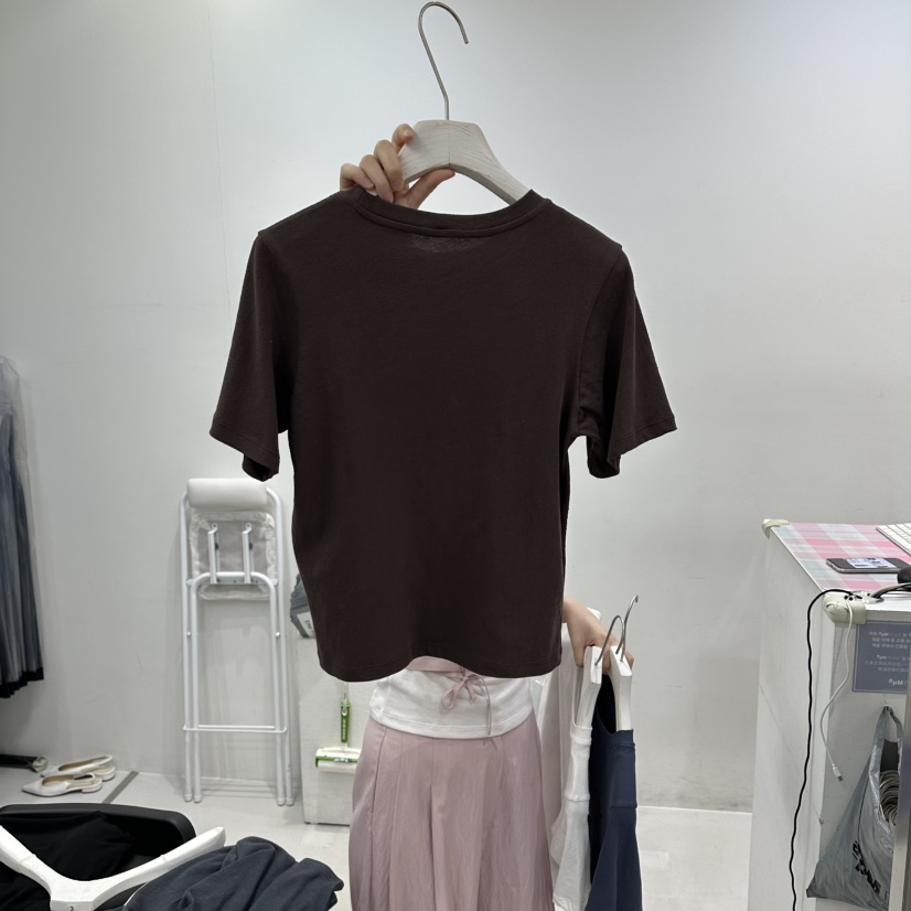 VISUAL SPACE/PAGE92/FLEISCHER韓國代購女士新款26春夏T恤VISUAL SPACE/PAGE92/FLEISCHERT恤