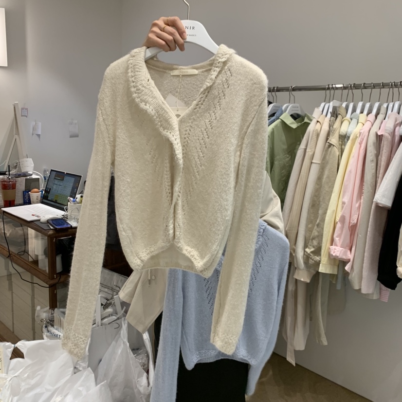 VENIR-a東大門實拍女士新品推薦休閑26春夏熱賣人氣針織衫VENIR-a針織衫圖色1