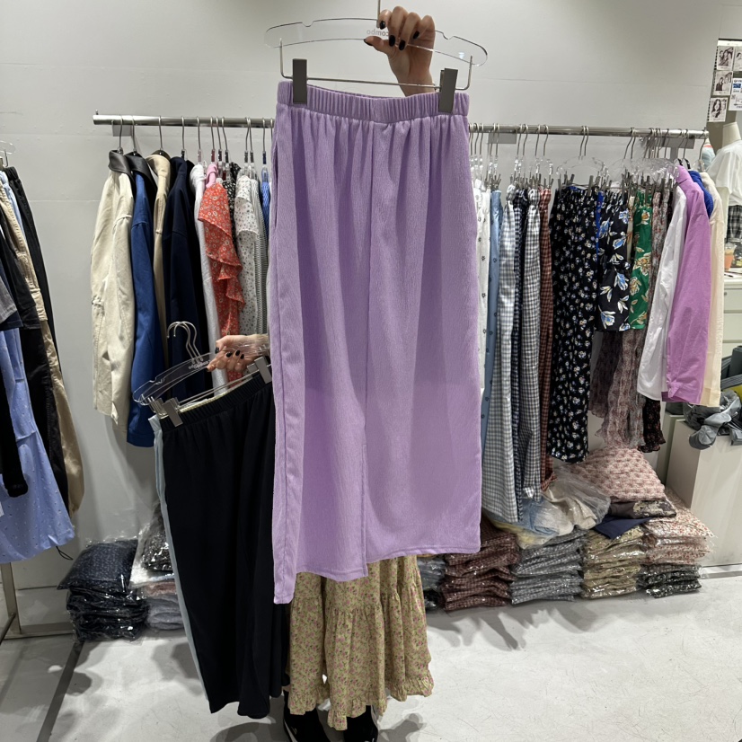 COMBO東大門直郵女士新款26春夏時尚人氣熱賣真品長裙褶裥COM_BO長裙