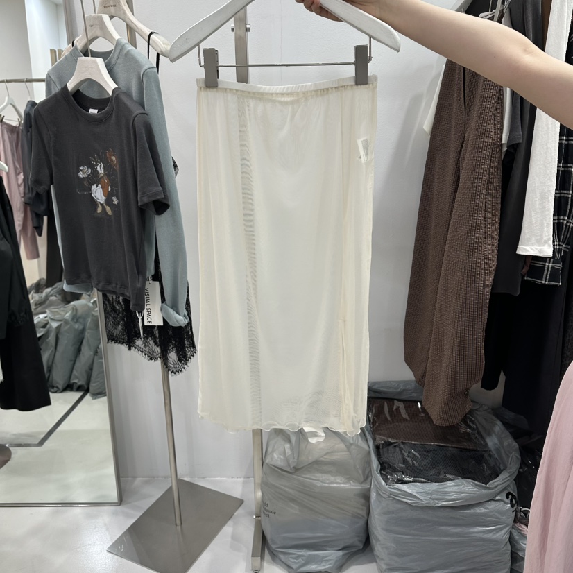 VISUAL SPACE/PAGE92/FLEISCHER韓國直郵女裝新品職業半身裙中短裙VISUAL SPACE/PAGE92/FLEISCHER半身裙/中短裙圖色1