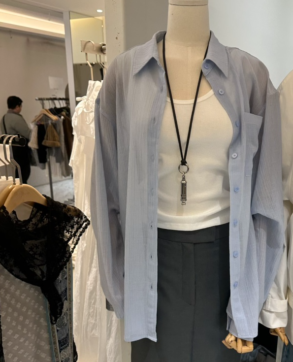 NOTTINGHAM/AVECNOUS/MODEST東大門實拍女士新品時尚襯衫蕾絲衫NOTTINGHAM/AVECNOUS/MODEST襯衫/蕾絲衫圖色3