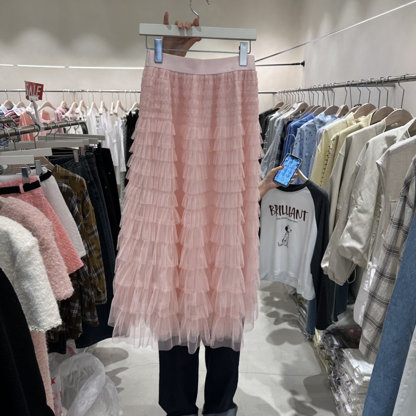 Color B韓國直郵女裝新品時尚推薦職業真品熱賣26春夏長裙Color B長裙