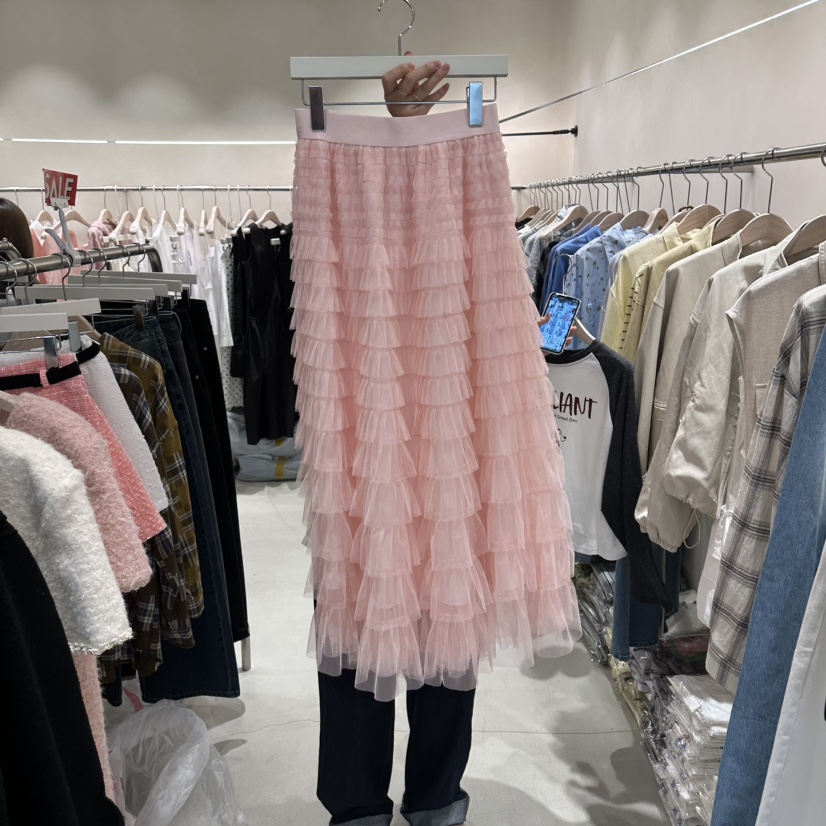 Color B韓國直郵女裝新品時尚推薦職業真品熱賣26春夏長裙Color B長裙圖色1