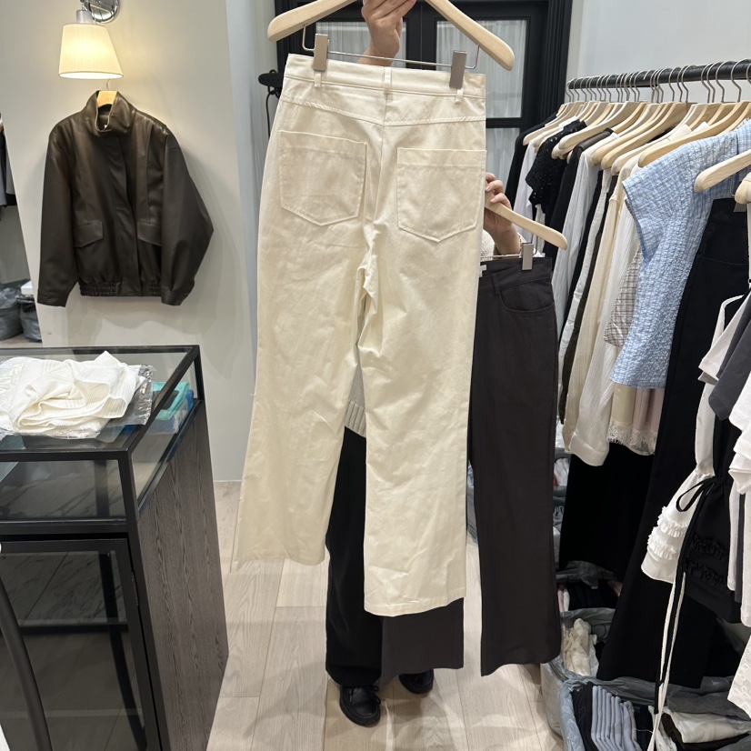 NOTTINGHAM/AVECNOUS/MODEST東大門代購女裝新品真品休閑褲喇叭棉質NOTTINGHAM/AVECNOUS/MODEST休閑褲