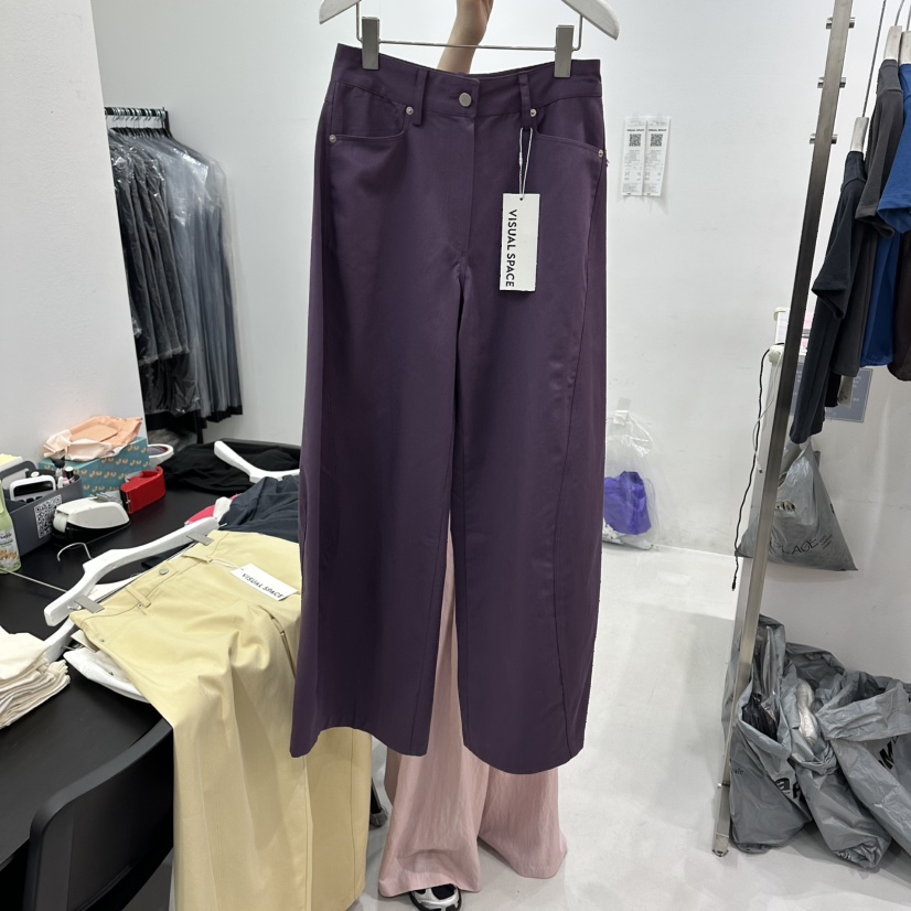 VISUAL SPACE/PAGE92/FLEISCHER東大門代購女裝新品人氣休閑褲棉質VISUAL SPACE/PAGE92/FLEISCHER休閑褲圖色3