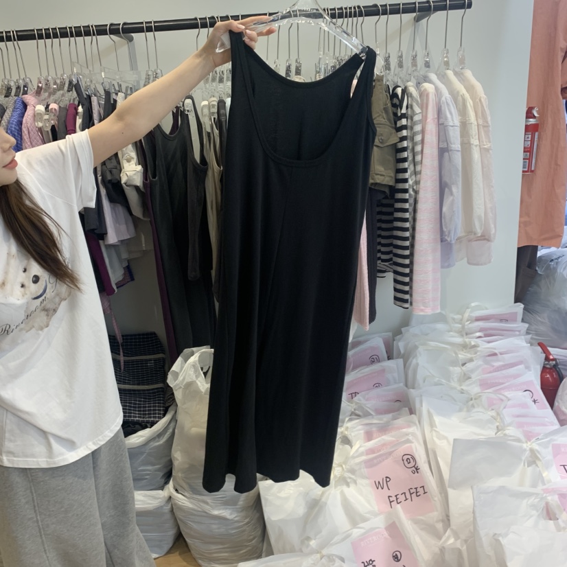 RIVEROOM東大門代購女裝新款休閑時尚真品熱賣連衣裙絲綢RIVEROOM連衣裙