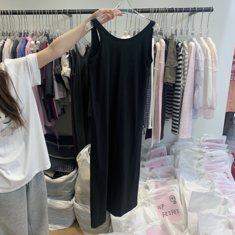 RIVEROOM東大門代購女裝新款休閑時尚真品熱賣連衣裙絲綢RIVEROOM連衣裙圖色1